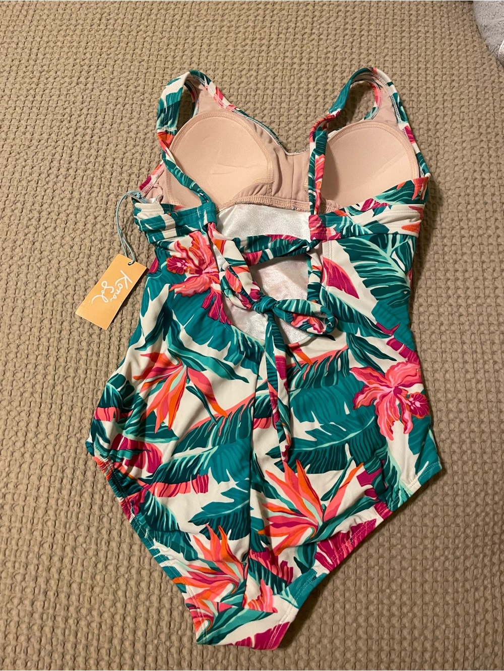 NWT Kona Sol Tropical One-Piece Swimsuit - Picture 4 of 4